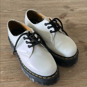 Dr. Marten’s 1461 Quad White Platform